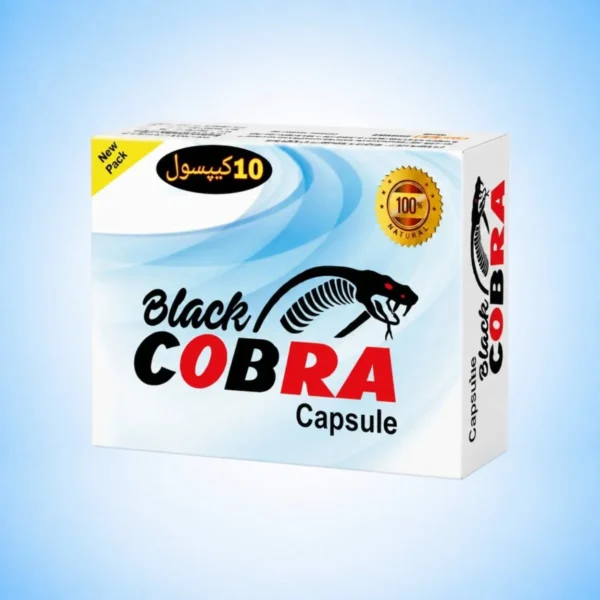 Black Cobra 10 Capsules by Alsyed Unani Dawakhana – Premium Unani Herbal Formula for Male Wellness, Strength & Stamina