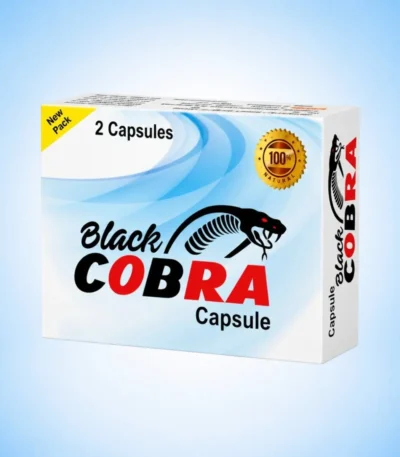 Black Cobra 2 Capsules by Alsyed Unani Dawakhana – Premium Unani Herbal Formula for Male Wellness, Strength & Stamina
