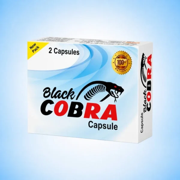 Black Cobra 2 Capsules by Alsyed Unani Dawakhana – Premium Unani Herbal Formula for Male Wellness, Strength & Stamina