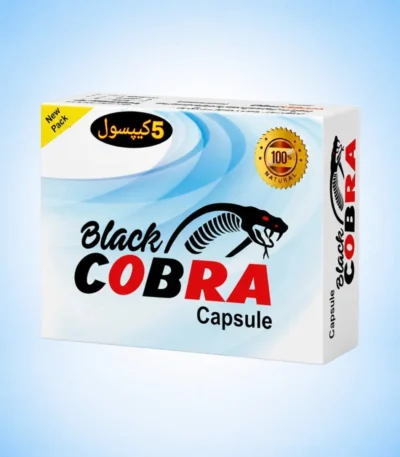 Black Cobra 5 Capsules by Alsyed Unani Dawakhana – Premium Unani Herbal Formula for Male Wellness, Strength & Stamina