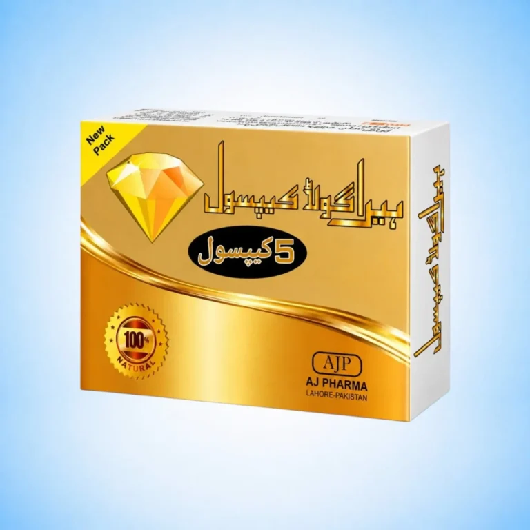 Hera Gold 5 Capsules by Alsyed Unani Dawakhana – Premium Unani Herbal Formula for Male Wellness & Vitality