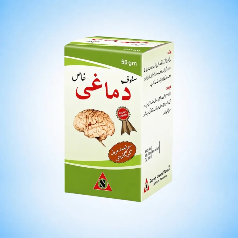 Safoof Demaghi by Alsyed Unani Dawakhana – Premium Unani Herbal Powder for Memory, Focus & Brain Health