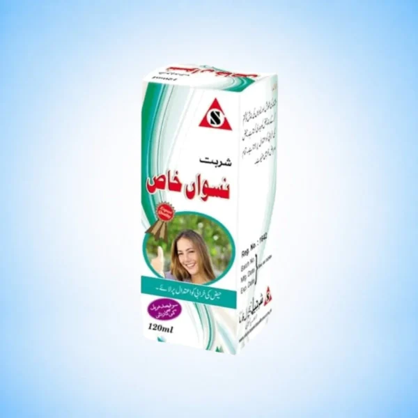 Sharbat Niswani Khas Herbal Syrup for Menstrual Irregularities